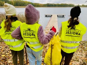 Sprzątanie jeziora w Dębówku!!