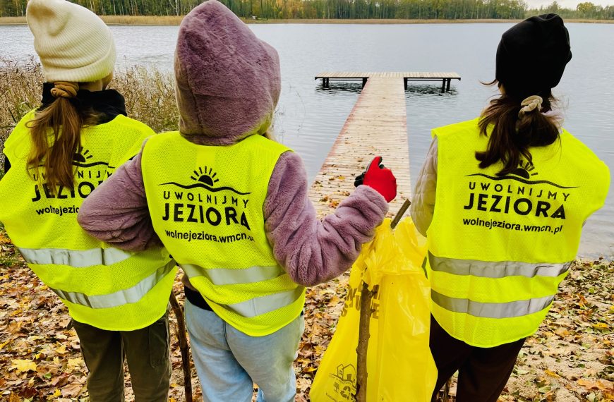 AKTUALNOŚCI 1 Sprzątanie jeziora w Dębówku!!