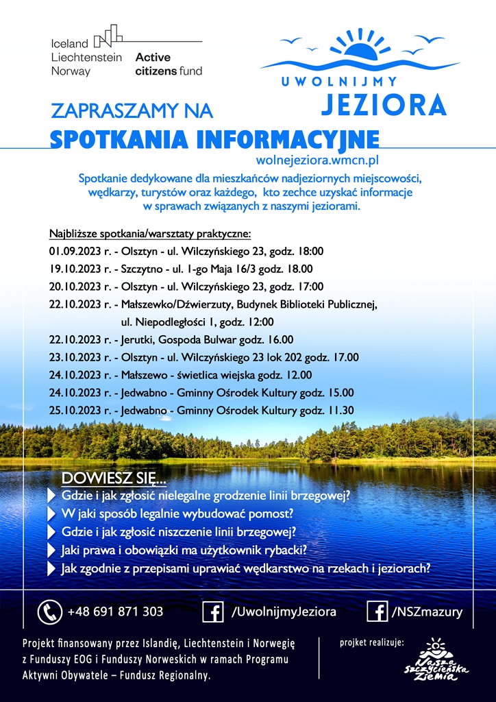 Zapraszamy na spotkania informacyjno - warsztatowe!! 1 plakat spotkania HARM 1 MALY